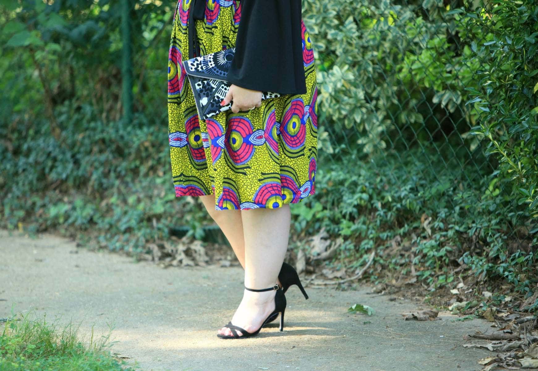 Ankara skirt on Wardrobe Oxygen