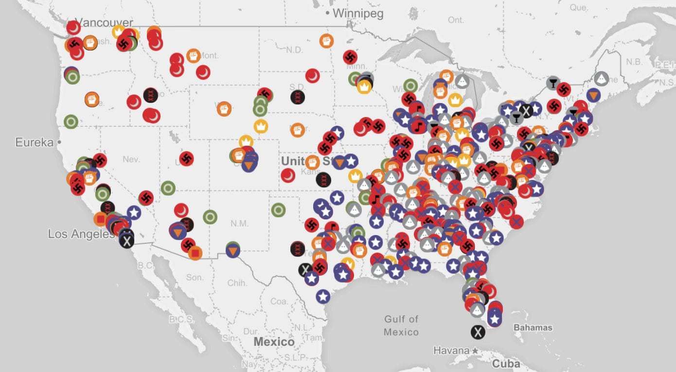 Southern Poverty Law Center Hatemap