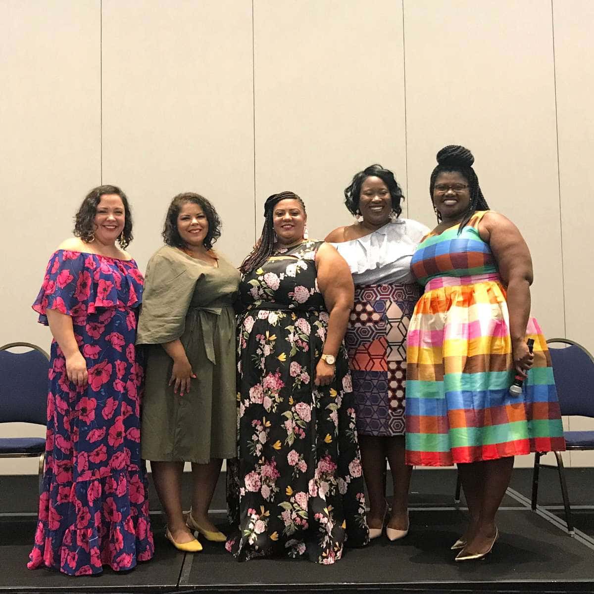 TCFStyle Expo Panel: Style has No Age or Size featuring Grown and Curvy Woman, The Jenesaisquoi, The Real Sample Size, Suits Heels & Curves, and Wardrobe Oxygen