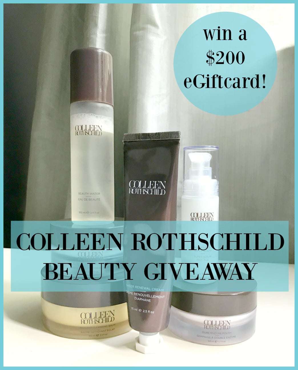 My Favorite Skincare: Colleen Rothschild Giveaway