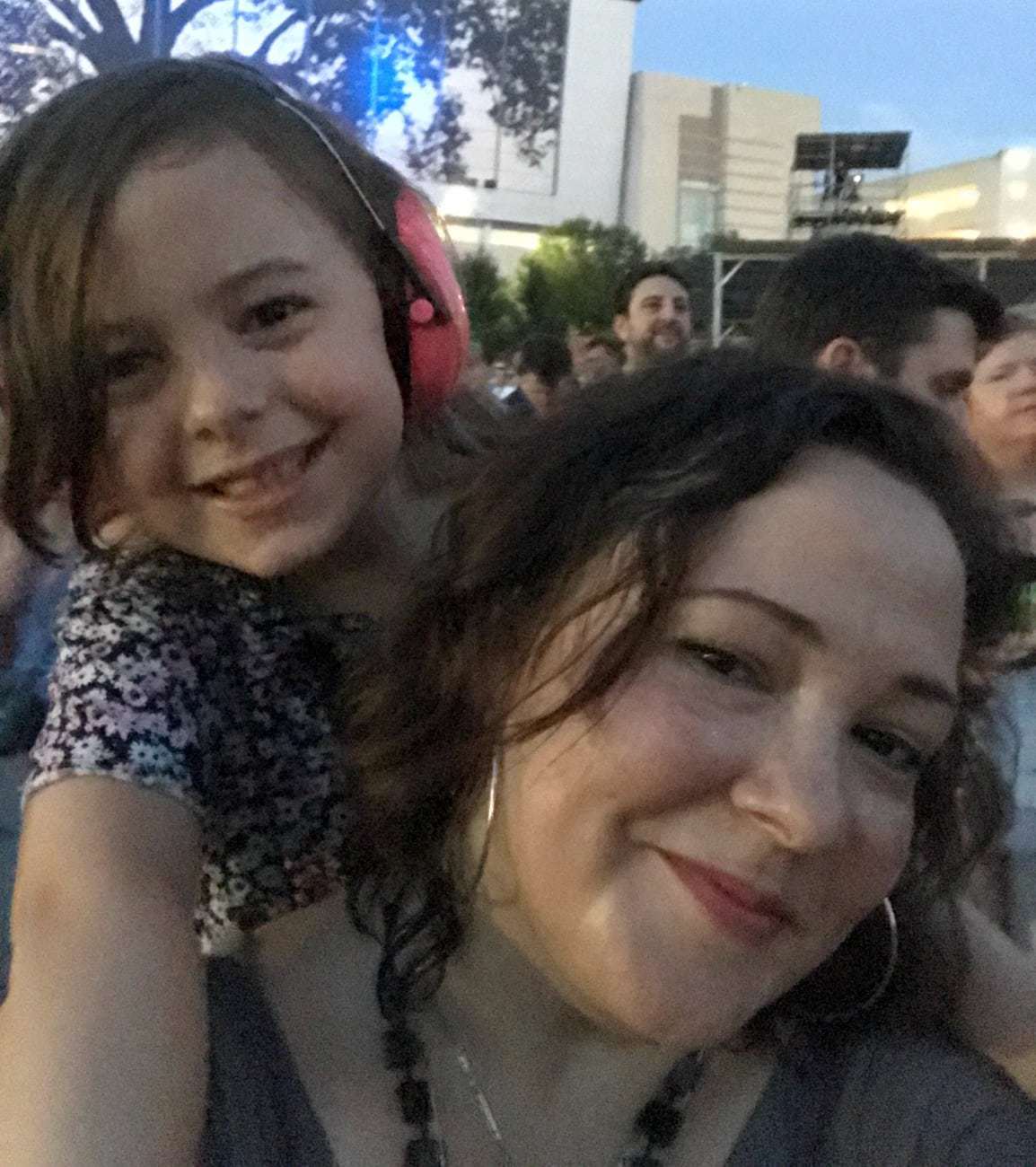 taking a kid to her first concert