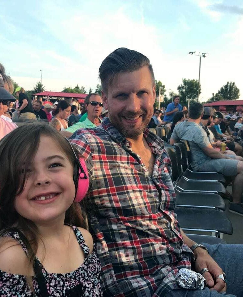 taking our kid to her first concert - my morning jacket