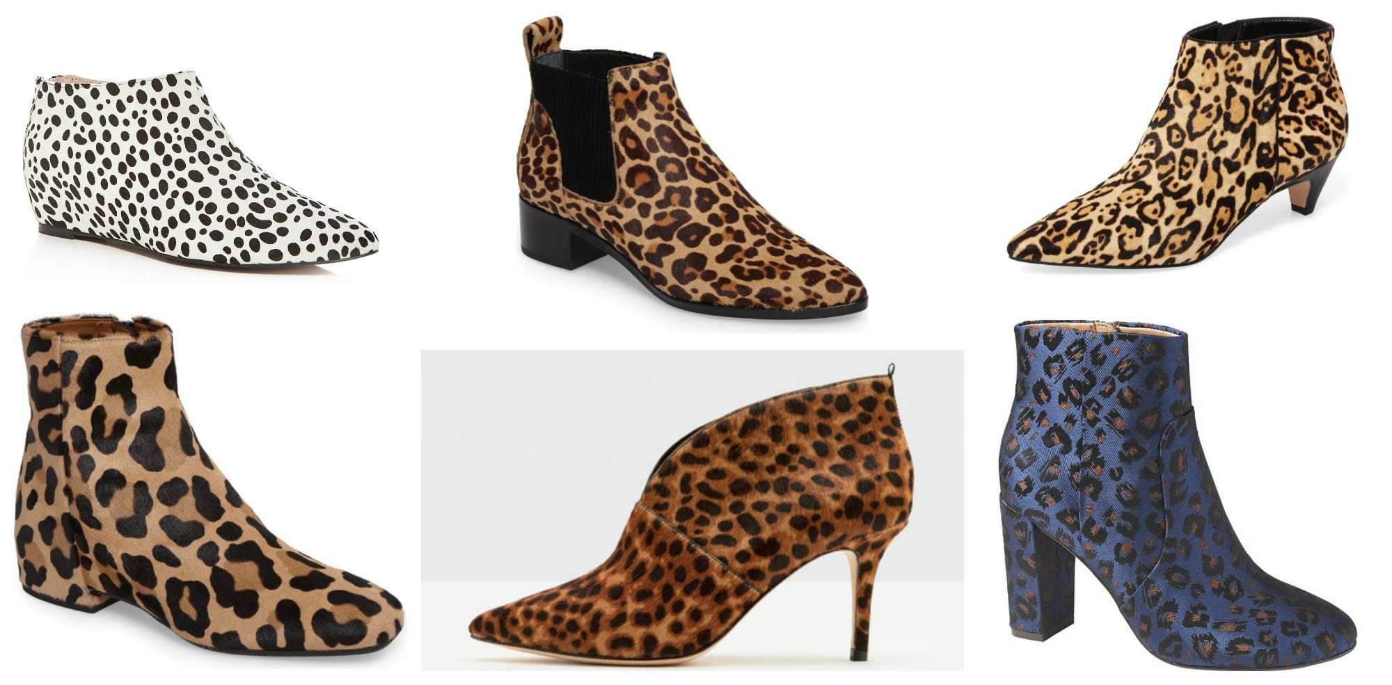 the best leopard print shoes for fall featured by popular DC petite fashion blogger, Wardrobe Oxygen: ankle boots