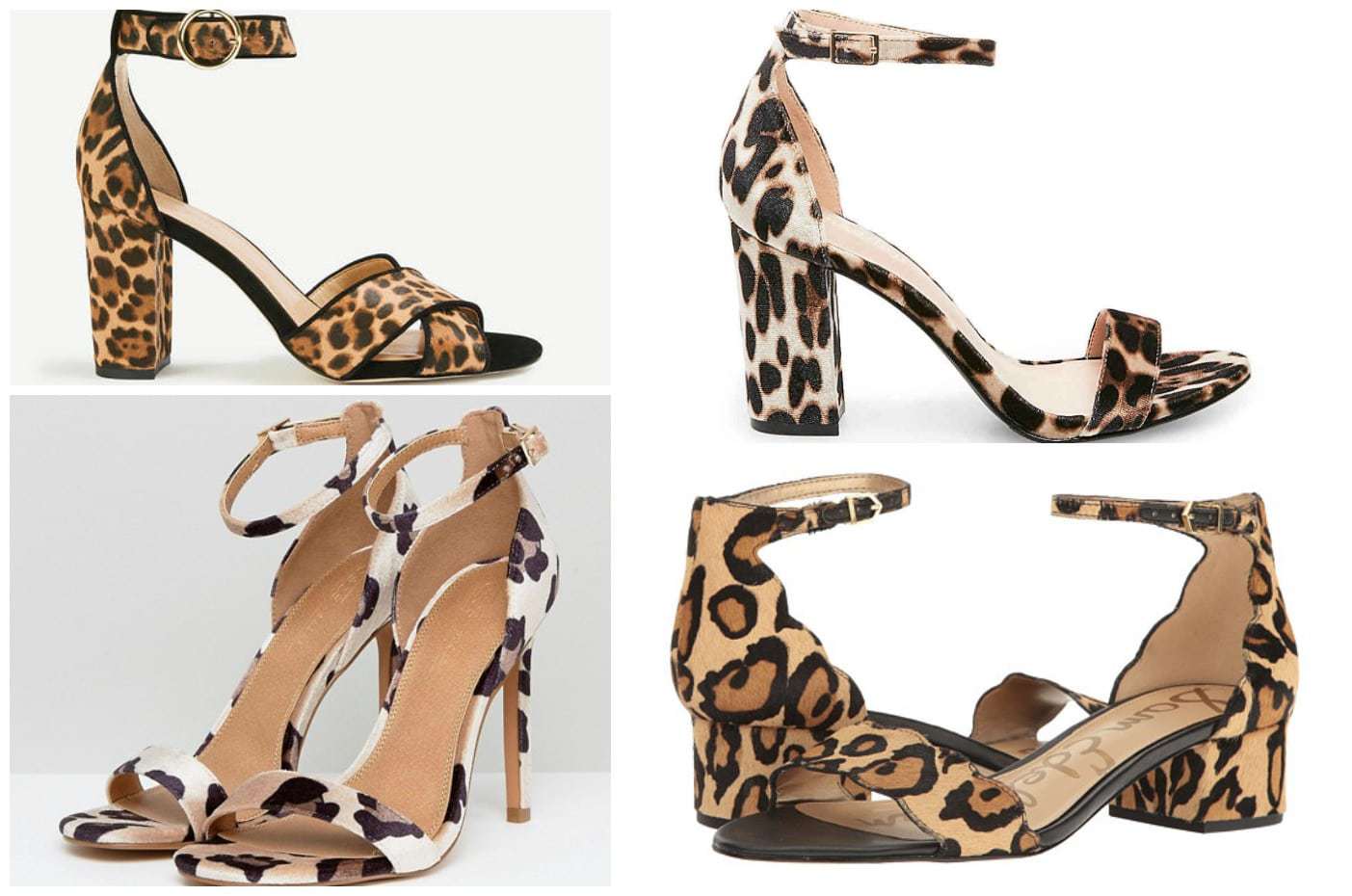 comfortable leopard heels