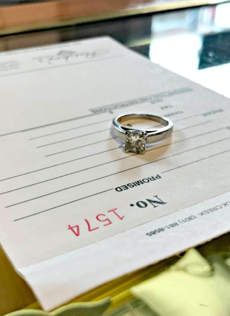 With This Ring wardrobe oxygen engagement ring