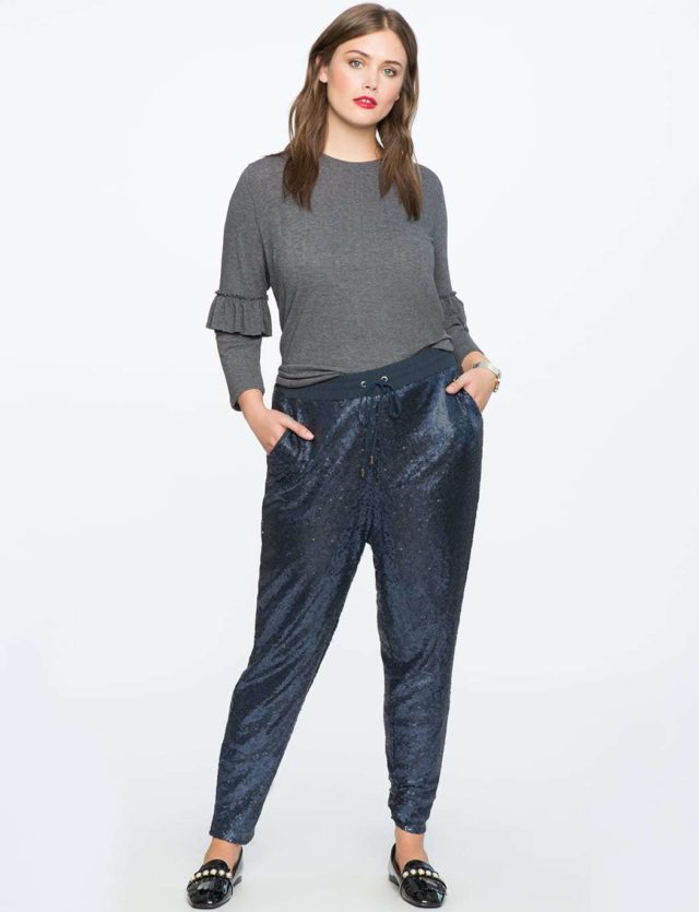 ELOQUII Review: Sequin Pull-on Pant
