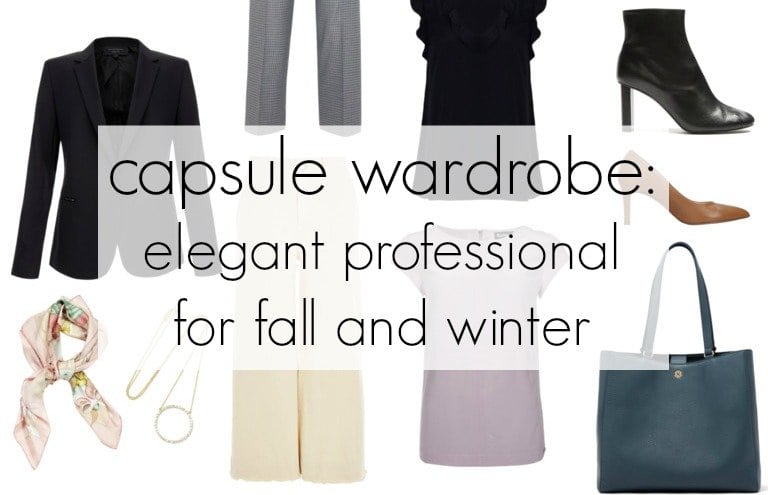 Capsule Wardrobe: Elegant Professional