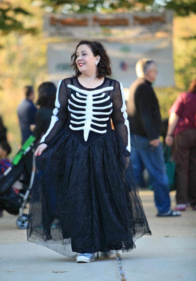 skeleton dress plus size