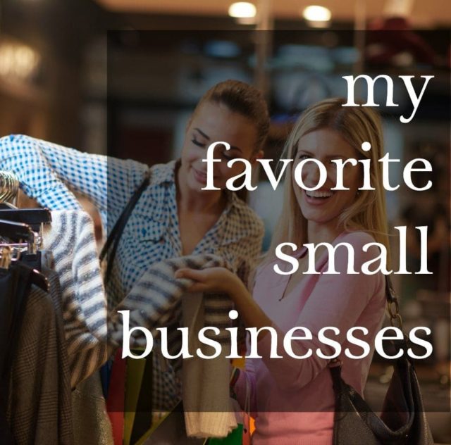 favorite small businesses to shop for fashion