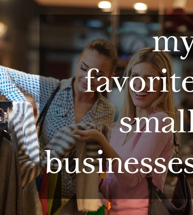 favorite small businesses to shop for fashion