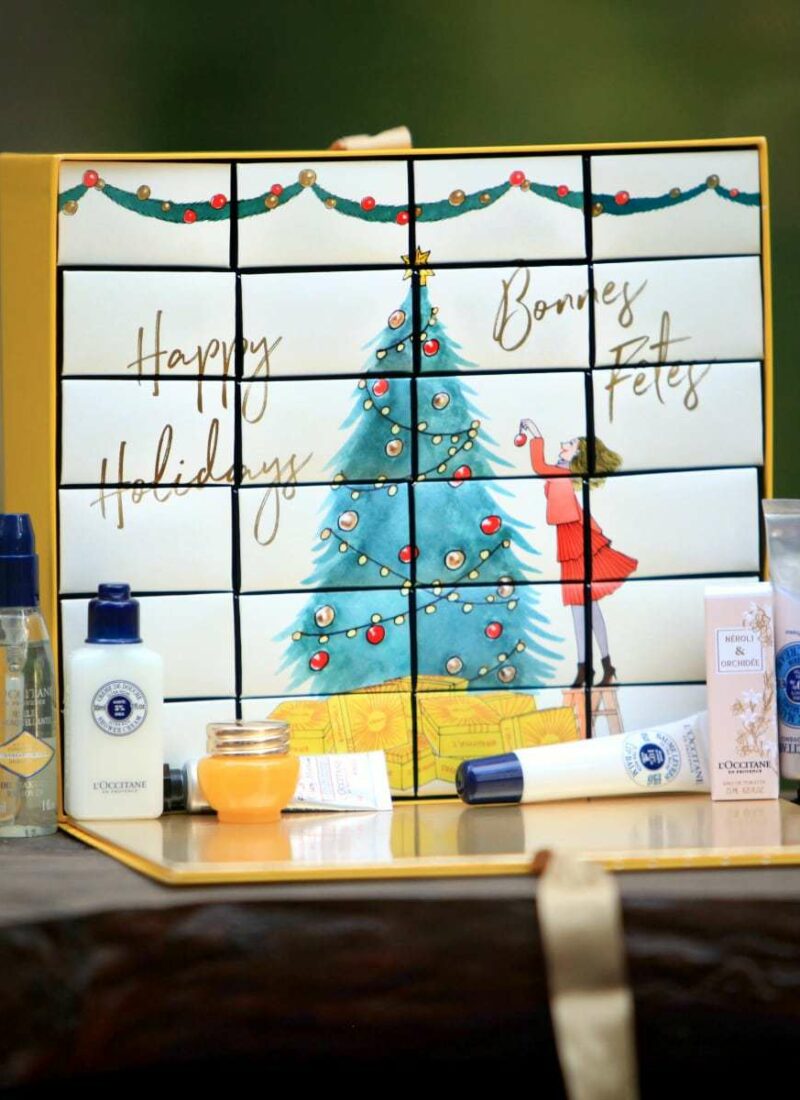 loccitane luxury advent calendar contents