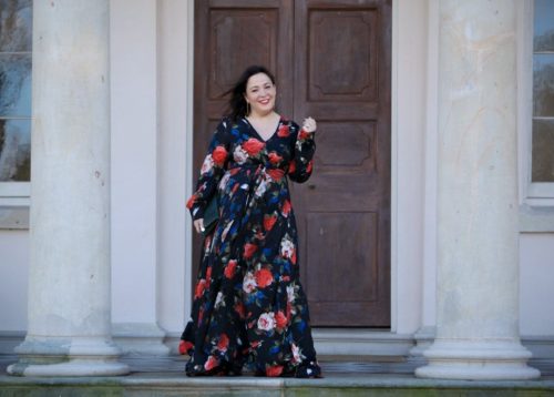 What I Wore: Unique Vintage Floral Dress