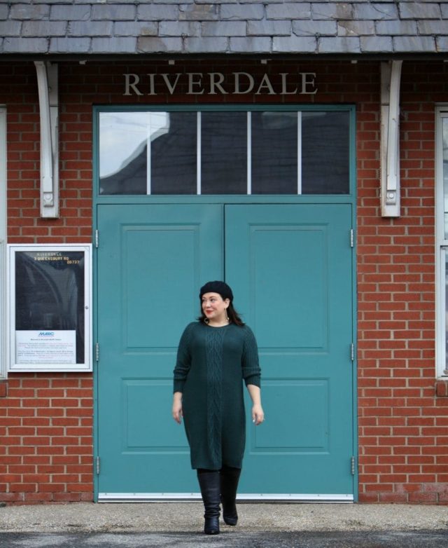 plus size sweater dress