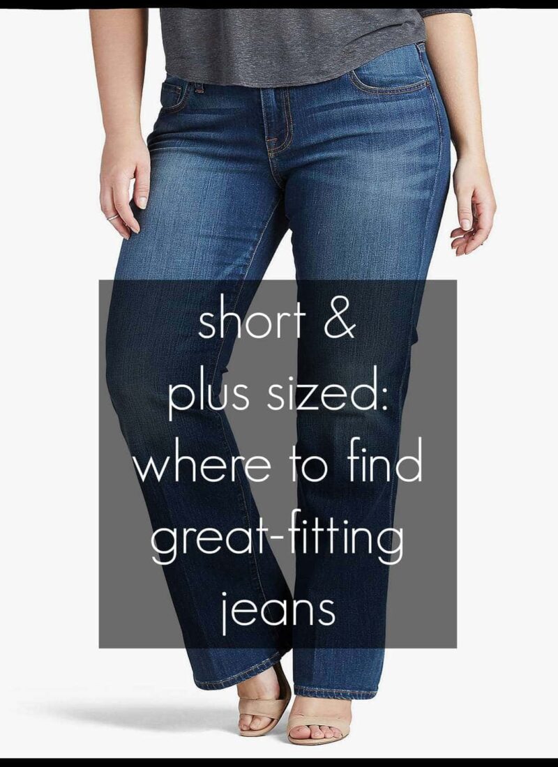 Where to buy jeans when you’re short and plus size?