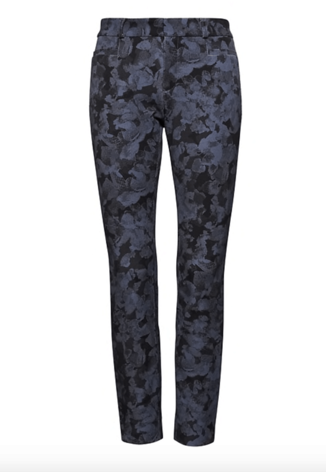 Banana Republic Sloan Skinny-Fit Floral Pant