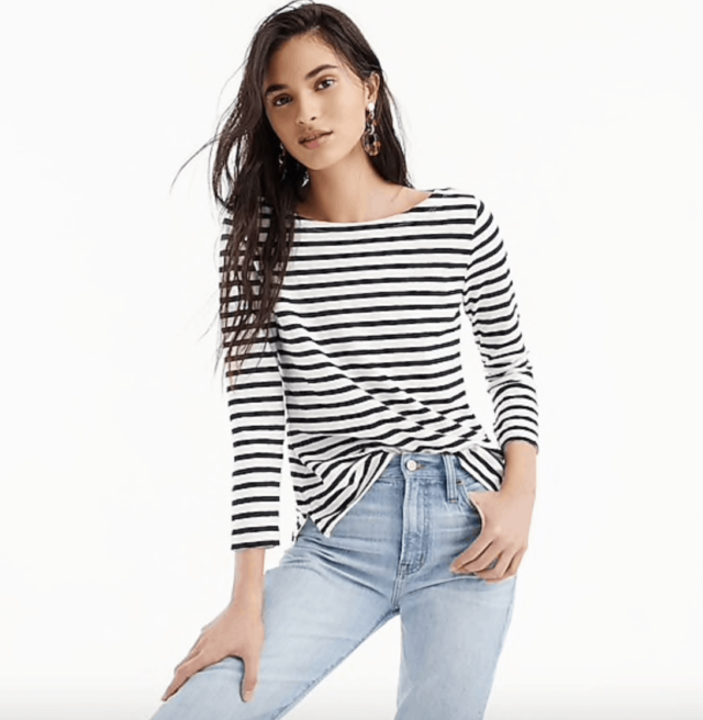 J. Crew striped boatneck for women