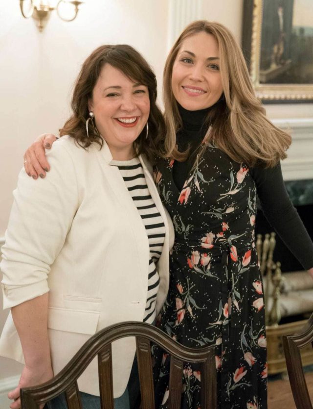 Alison Gary with Lori Bergamotto, Style Director of Good Housekeeping