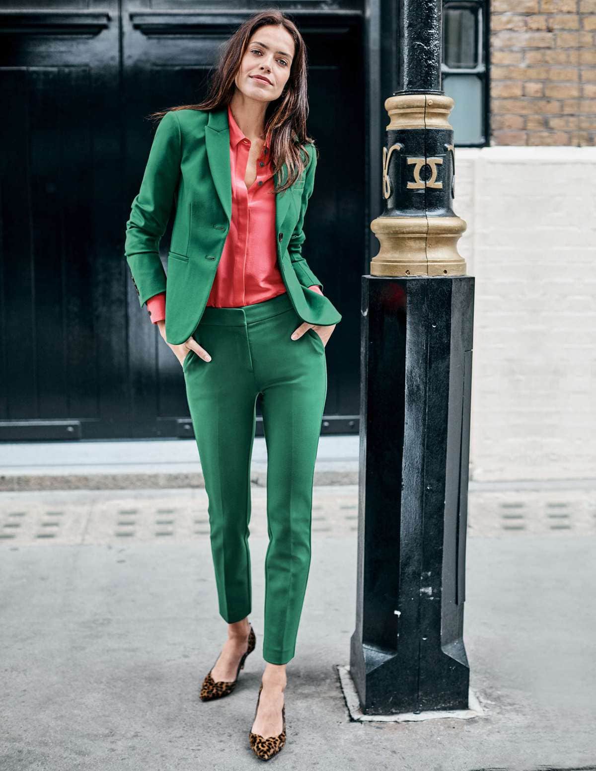 boden green blazer