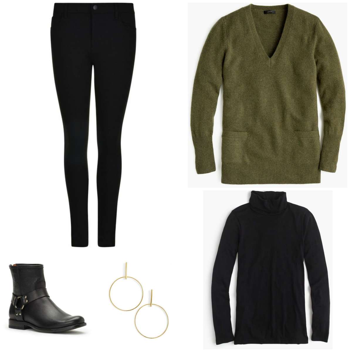capsule wardrobe for the teleworker featuring soft and comfortable yet chic pieces to mix and match for a month of fashion