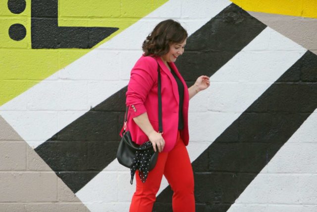 pink banana republic blazer