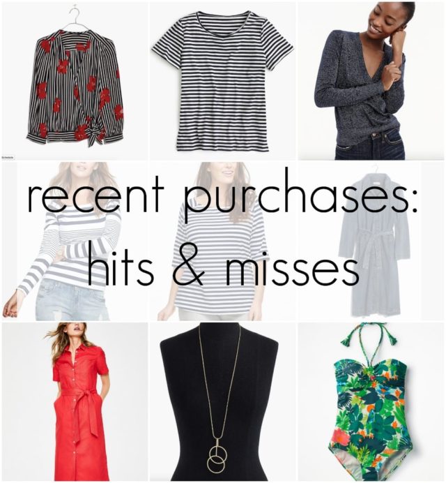 recent purchases hits and misses by wardrobe oxygen