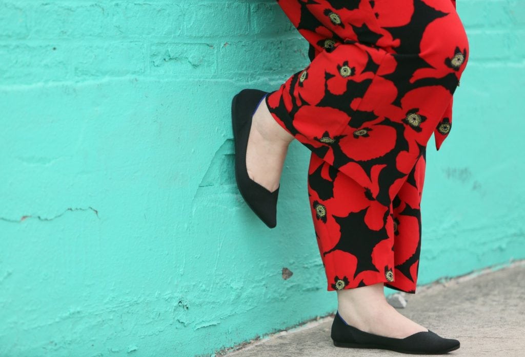 Floral Rothys What I Wore: Bold Floral | Wardrobe Oxygen | Real-Life Style Advice for ...