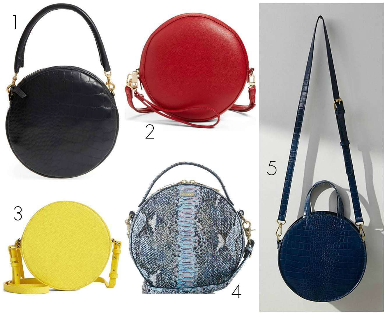 Wardrobe Oxygen picks the best circle bags for 2018 - these choices are stylish this spring and summer and beyond