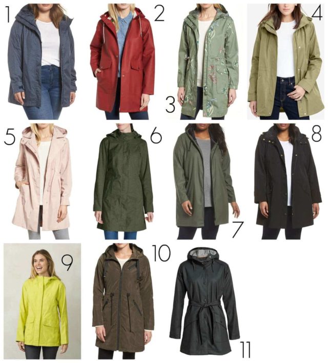 the best raincoats for women in regular and plus sizes