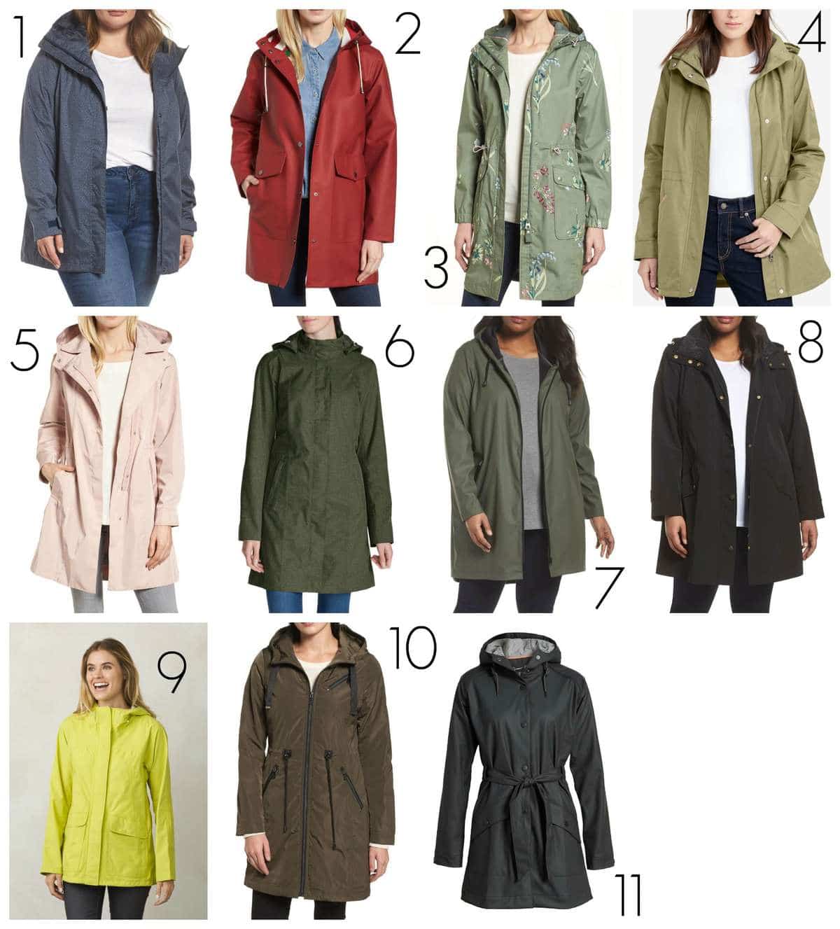 rain coats for plus size women