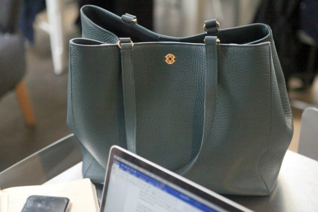 A review of the Dagne Dover Allyn Tote and how it compares to the Legend Tote - Dagne Dover Tote Legend vs Allyn review featured by popular Washington DC fashion blogger, Wardrobe Oxygen