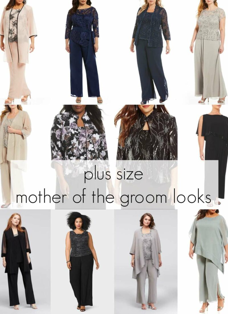 Non-Girly Plus Size Mother of the Groom Fashion for a Summer Outdoor Wedding