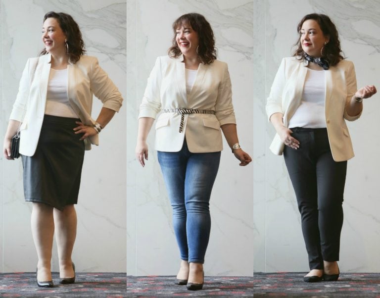 Real Life Capsule Wardrobe: The Ivory Blazer