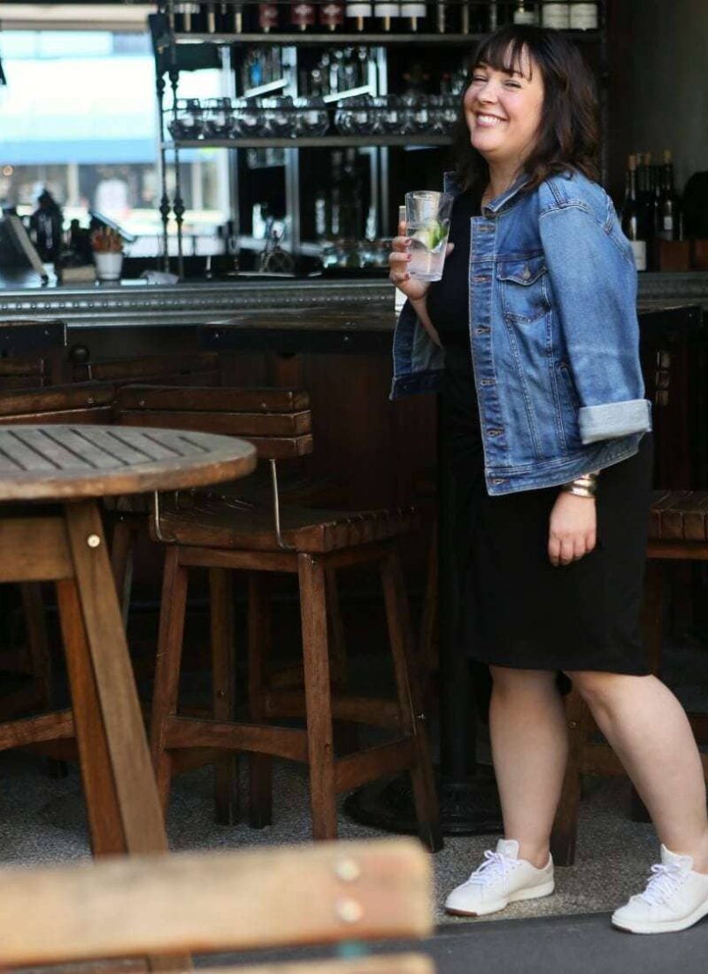 What I Wore: Trouvé Twist Front Dress featured by popular DC petite fashion blogger, Wardrobe Oxygen