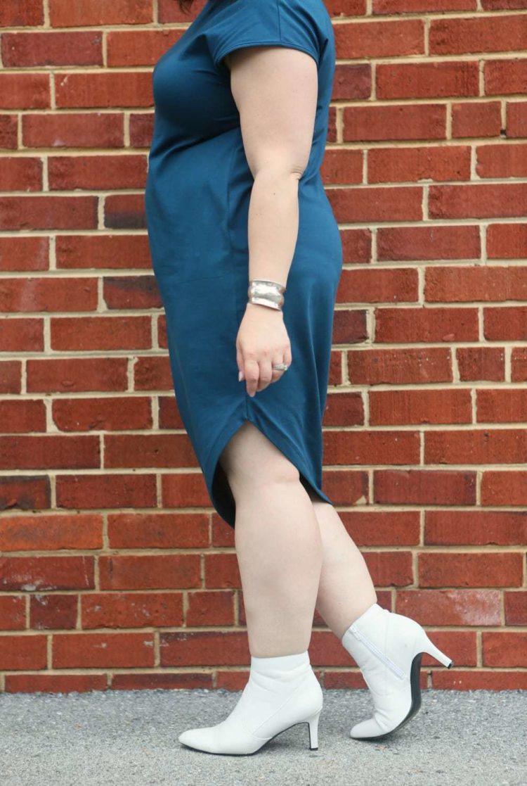 What I Wore Universal Standard Geneva Dress in Petite Wardrobe Oxygen