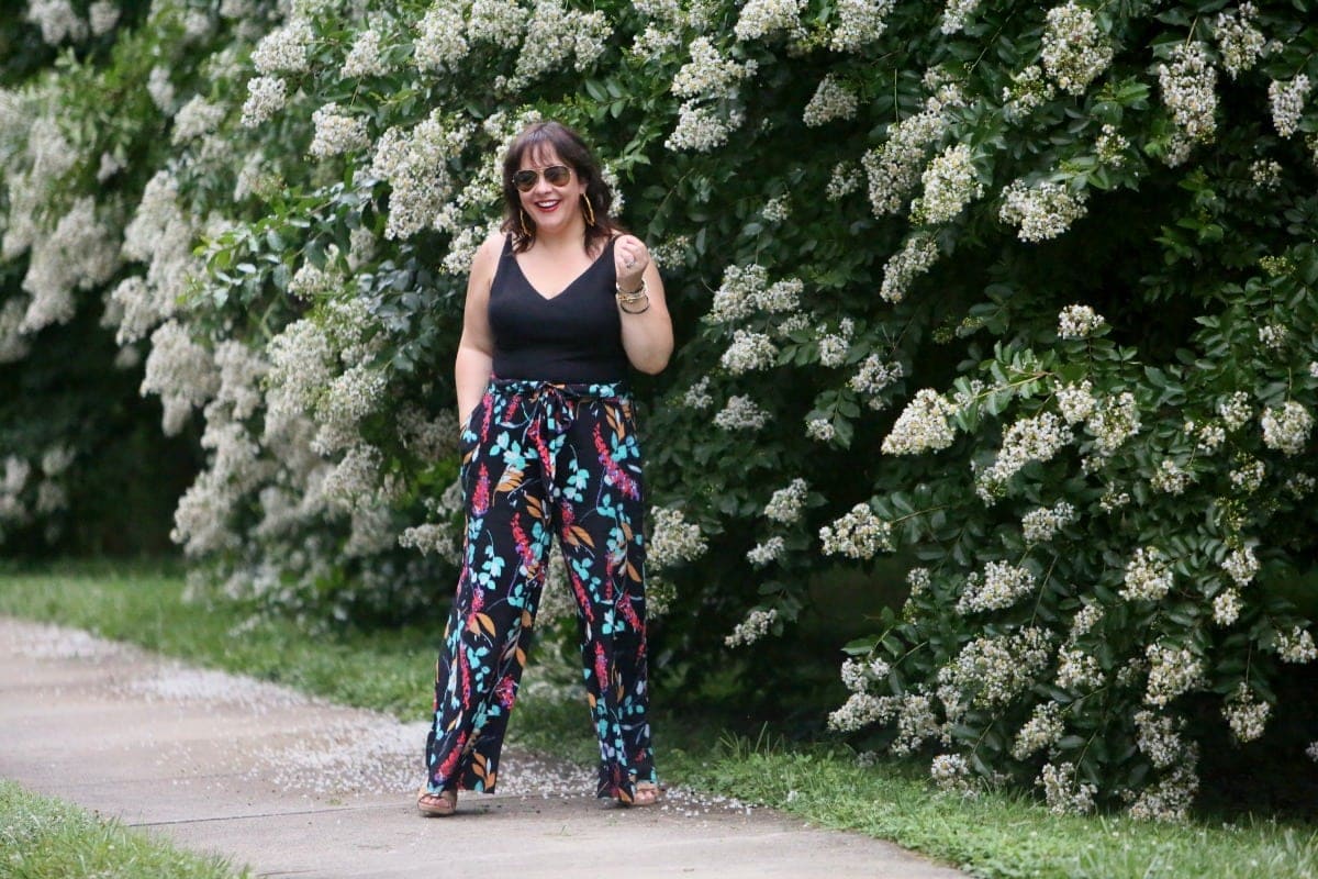 What I Wore: Paperbag Waist Pants