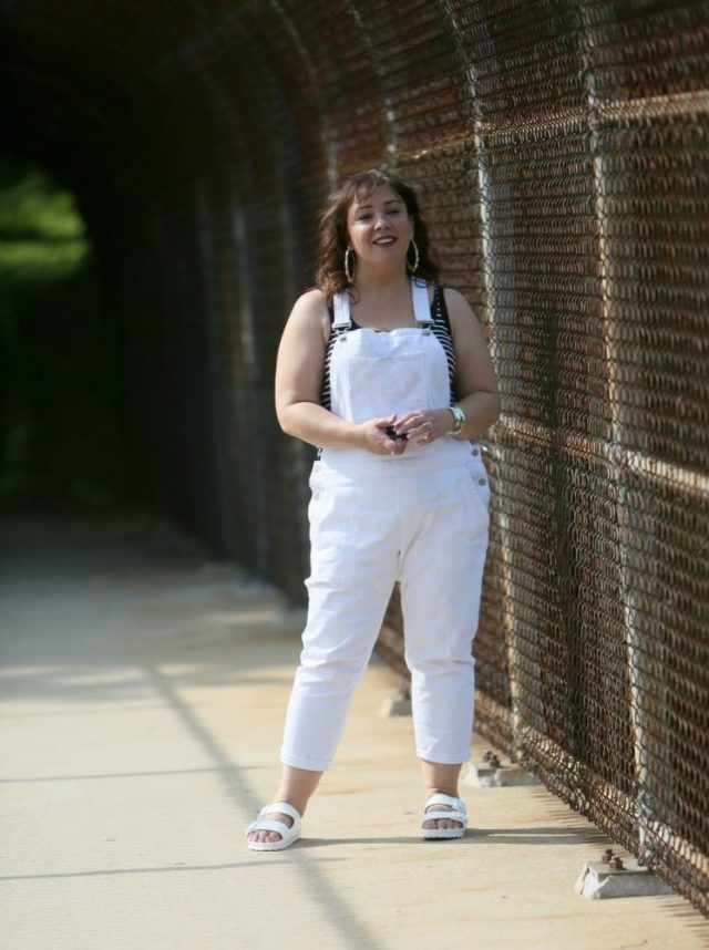 white overalls from gap