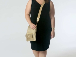 Errand Run: This easy dress can glam up or go casual. Errand Run: This easy dress can glam up or go casual. Here paired with a functional crossbody and comfortable sandals it's perfect for running errands or even brunch with your girl friends.