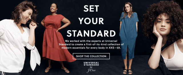 Universal standard deals j crew