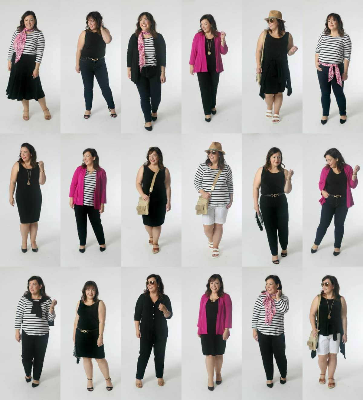 10 pieces of clothing, over 24 looks with Chico's Travelers Collection by Wardrobe Oxygen