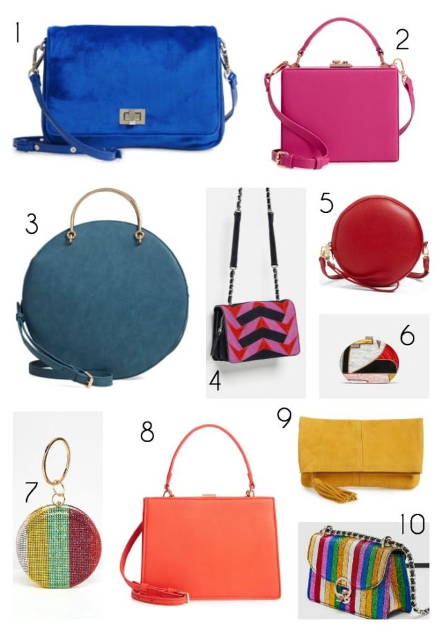 fall bag trends 2018 pops of color