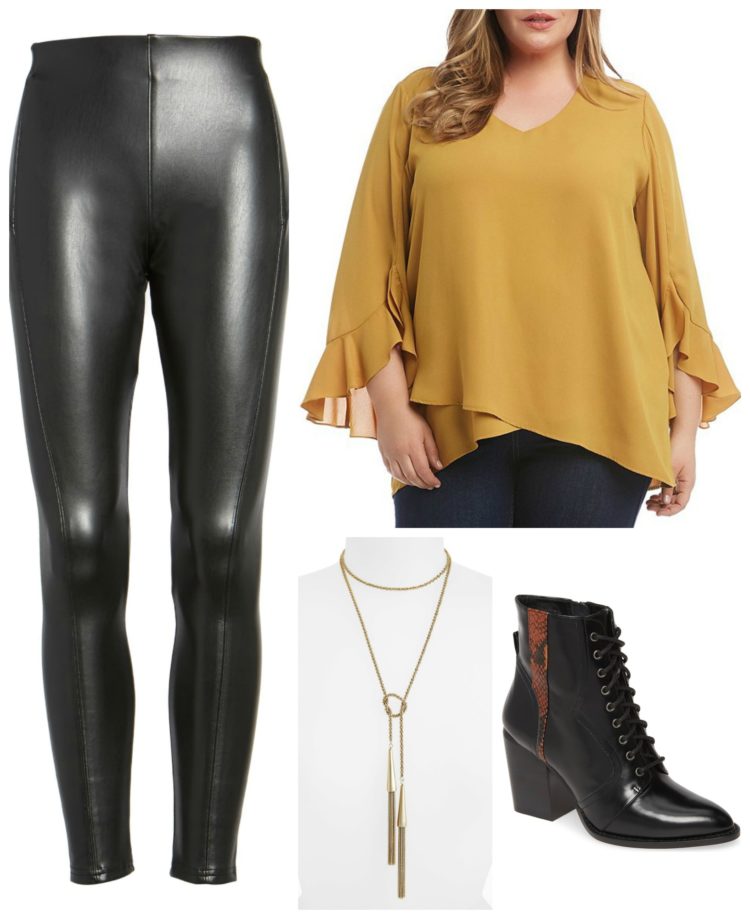 How To Style Faux Leather Leggings Wardrobe Oxygen