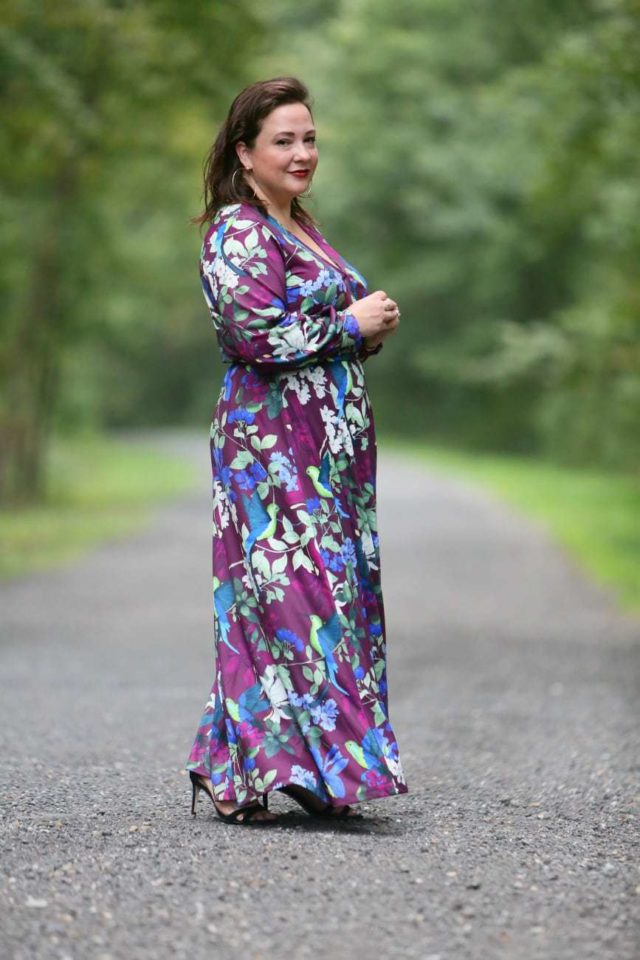 long sleeve maxi dress