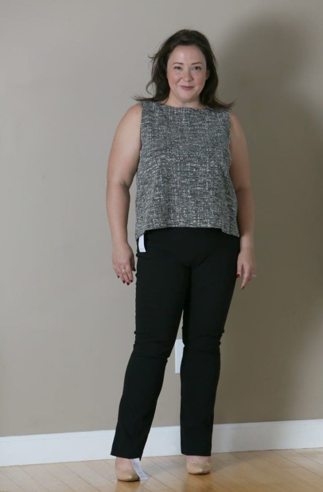 harriet top white grey mm lafleur