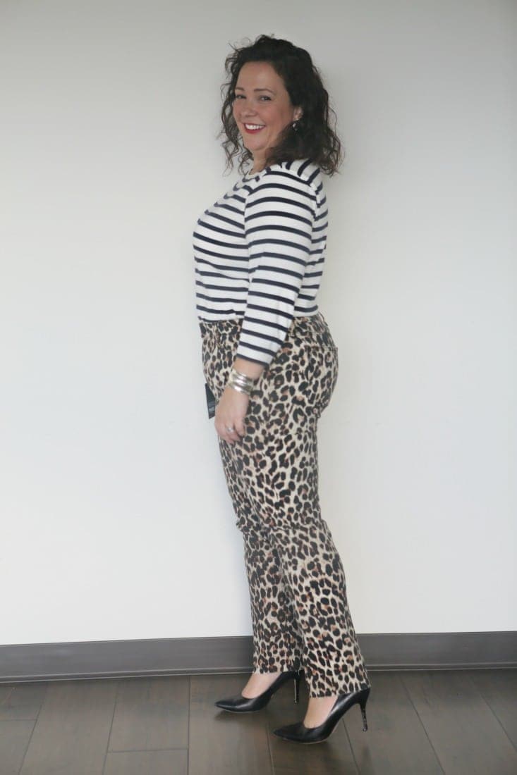paige hoxton leopard jeans