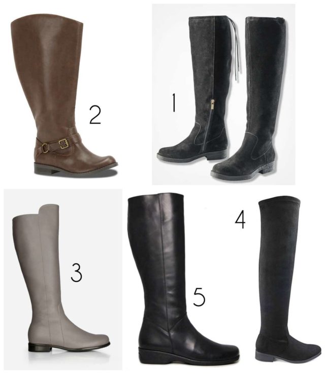 the most stylish wide calf boots with wider calf shaft circumference