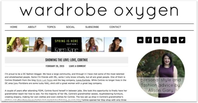 wardrobe oxygen 2015