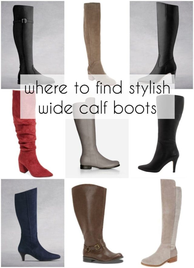 wide calf boots designer