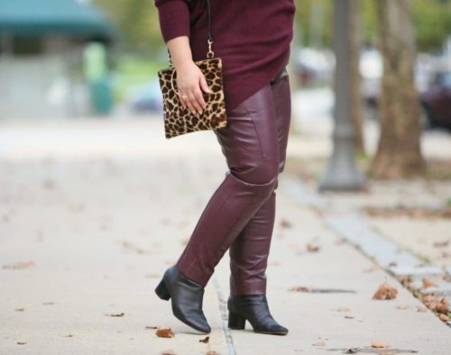 What I Wore: Merlot on Merlot