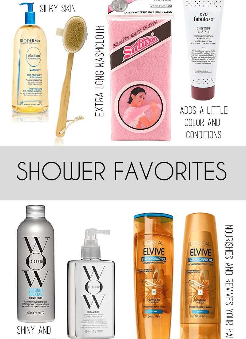 favorite shower products
