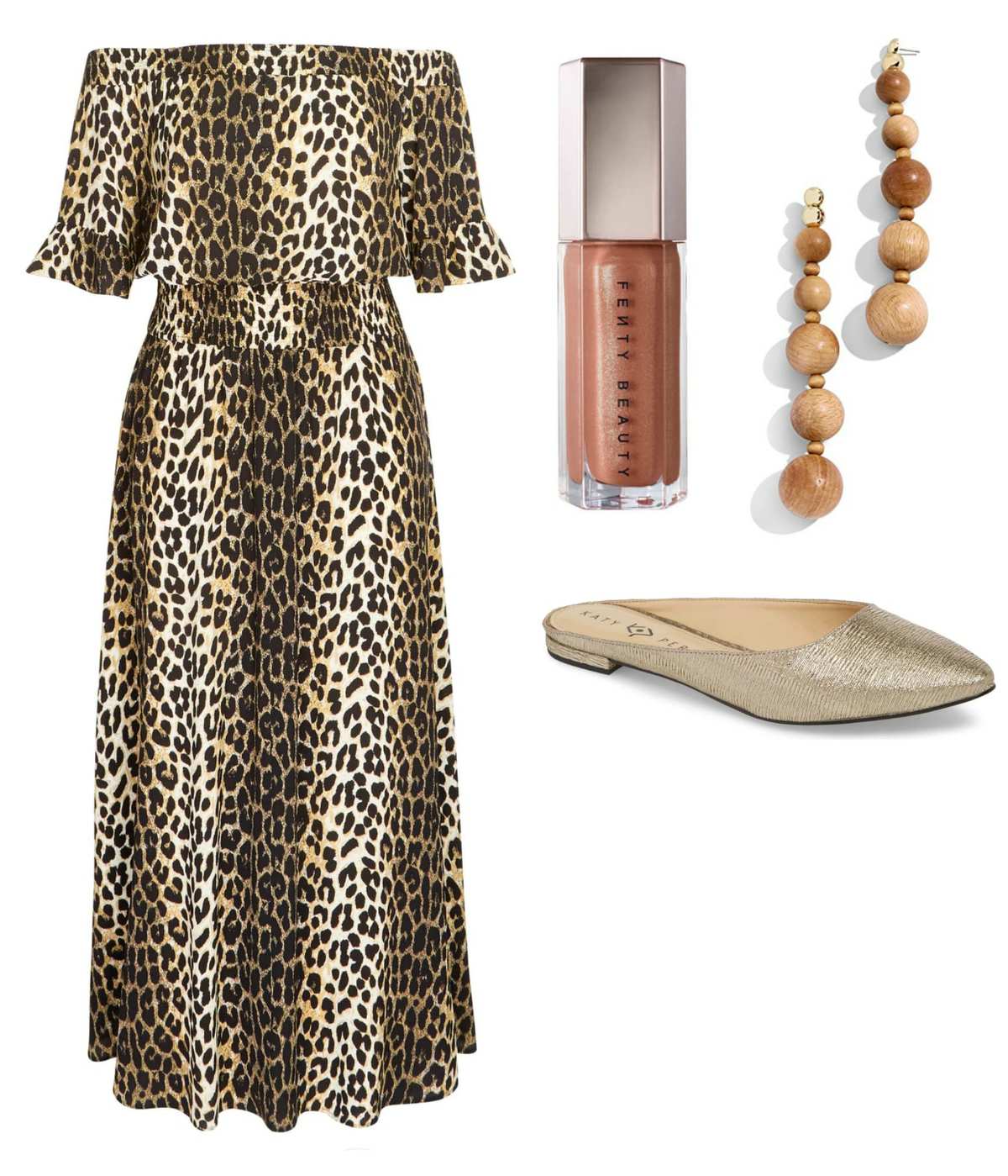 When dressing to hostess an event in your home, you can go glam with leopard prints, silky fabrics, and off the shoulder silhouettes